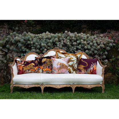 Cheetah Kings Forest Pillow