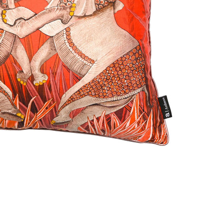 Dancing Elephants Pillow