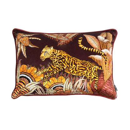 Cheetah Kings Forest Lumbar Pillow