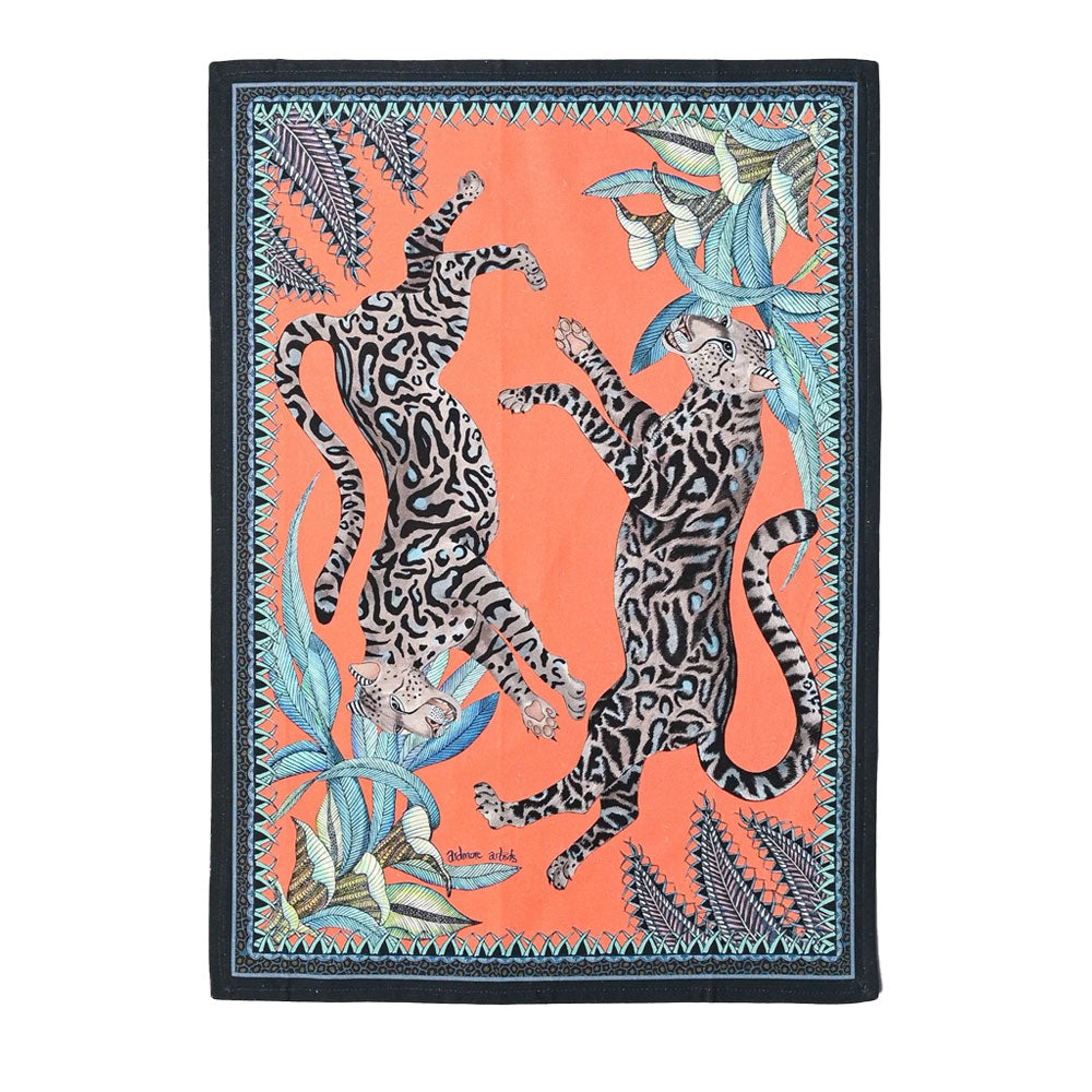 Cheetah Kings Tea Towel