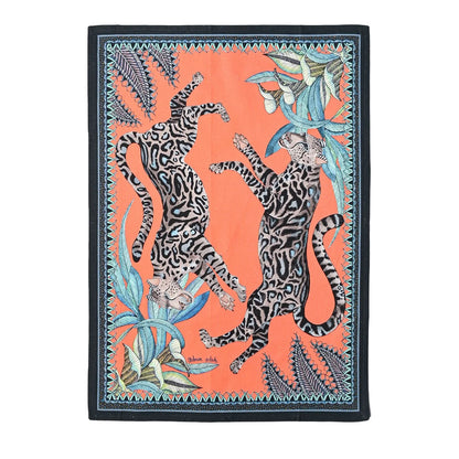 Cheetah Kings Tea Towel