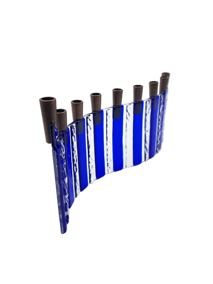 Menorah- Bold Blue