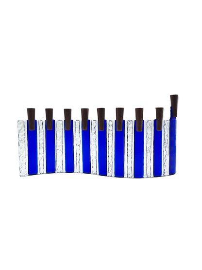 Menorah- Bold Blue