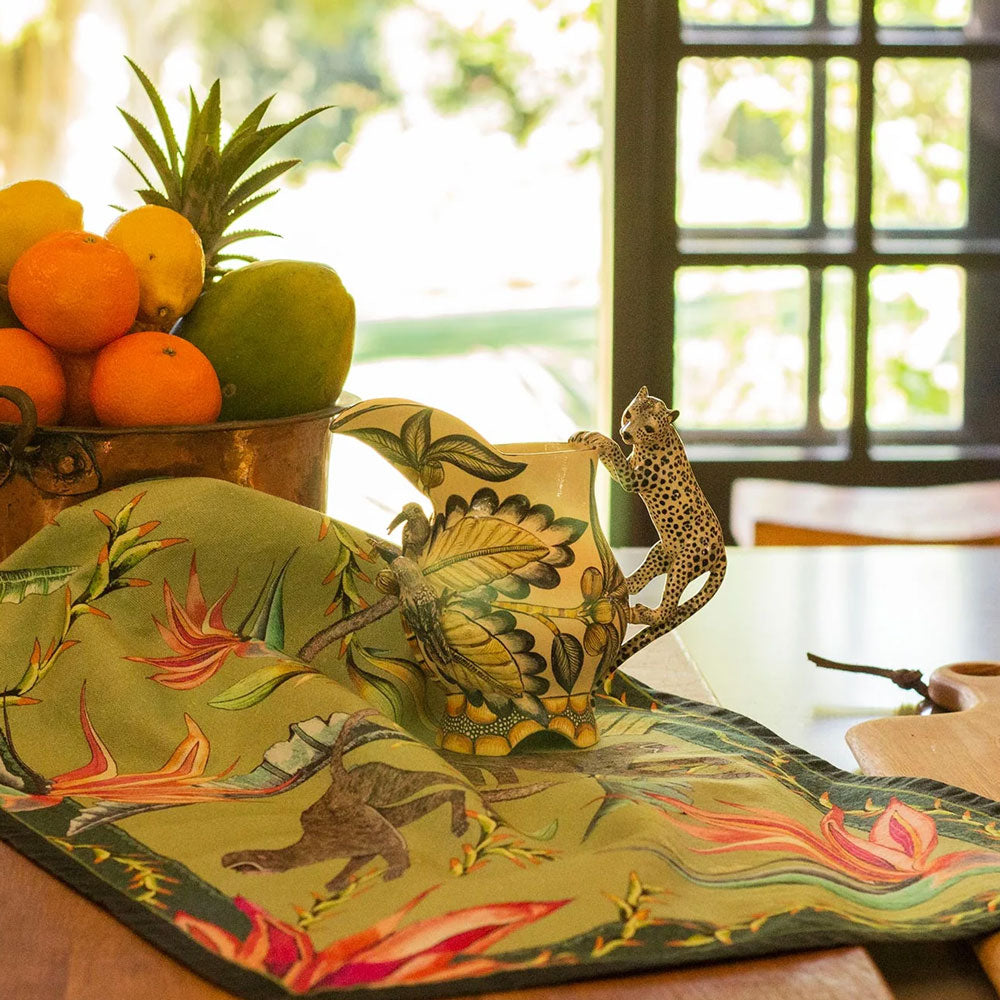 Monkey Paradise Tea Towel