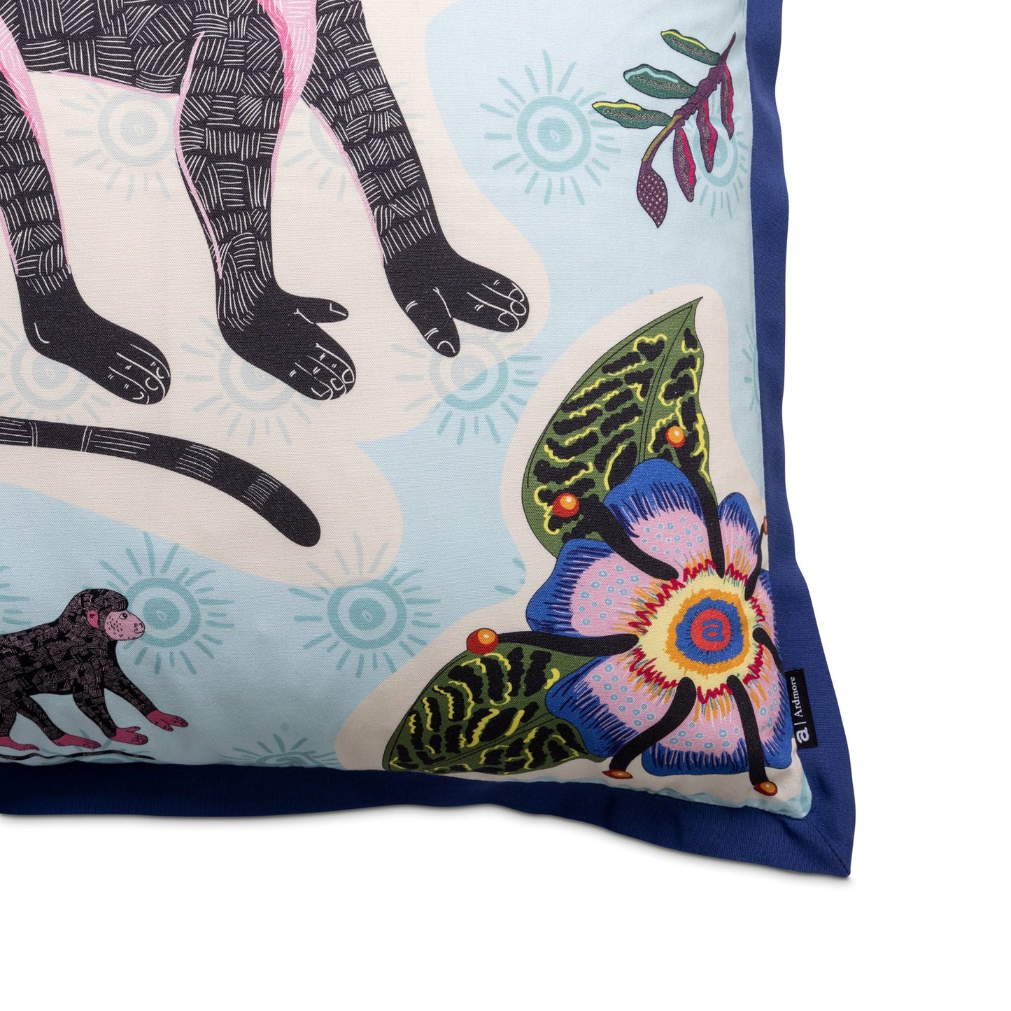 Meandering Monkey Pillow