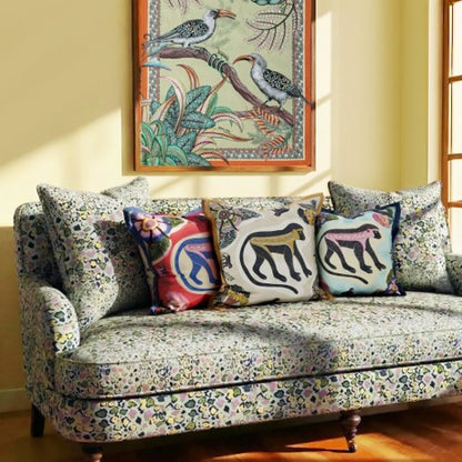 Meandering Monkey Pillow