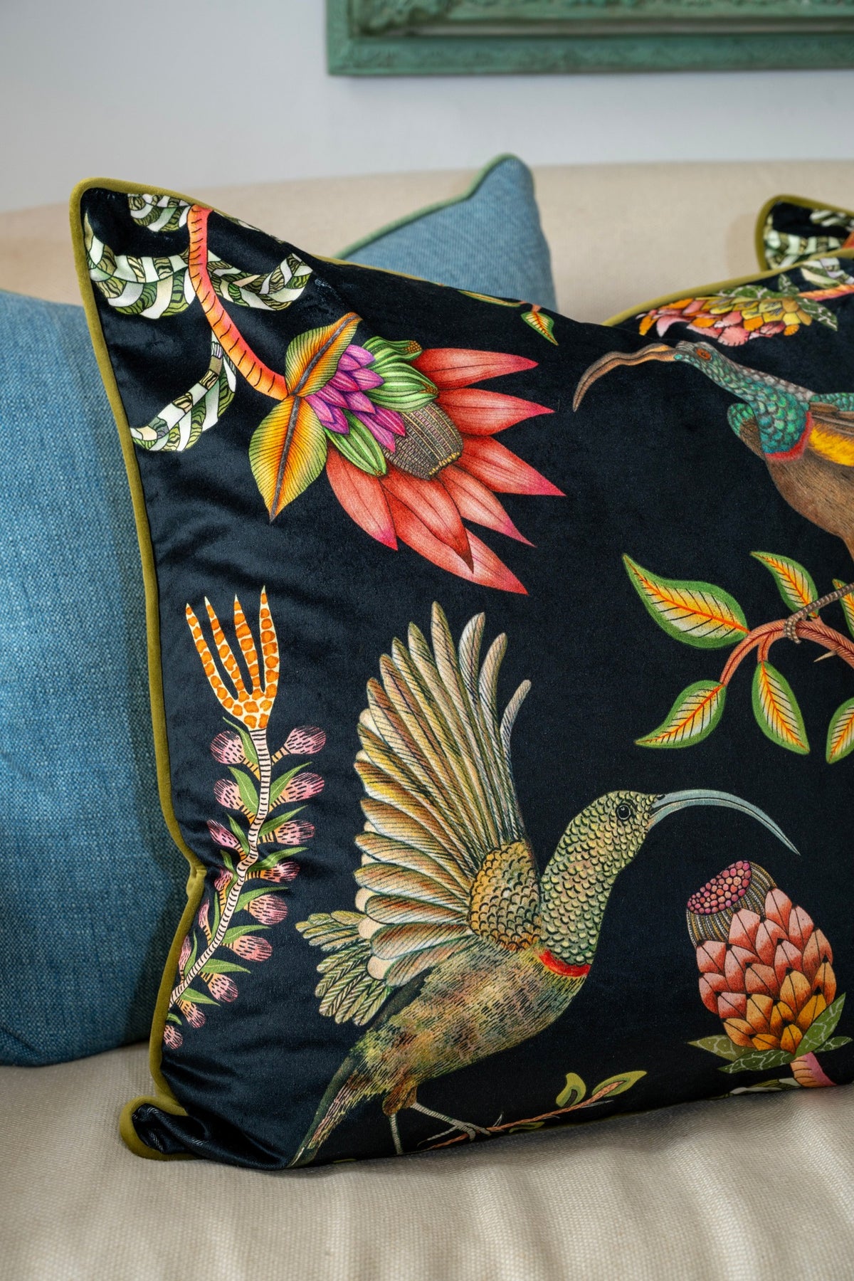Protea Garden Pillow