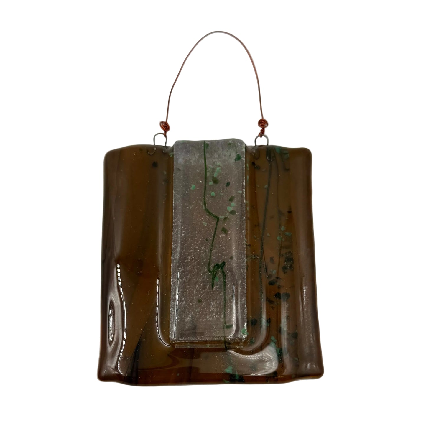 Woodgrain Wall Pocket Vase